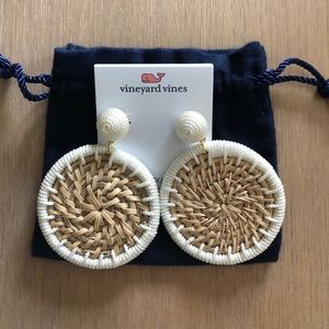 Vineyard Vines Basketweave Earrings